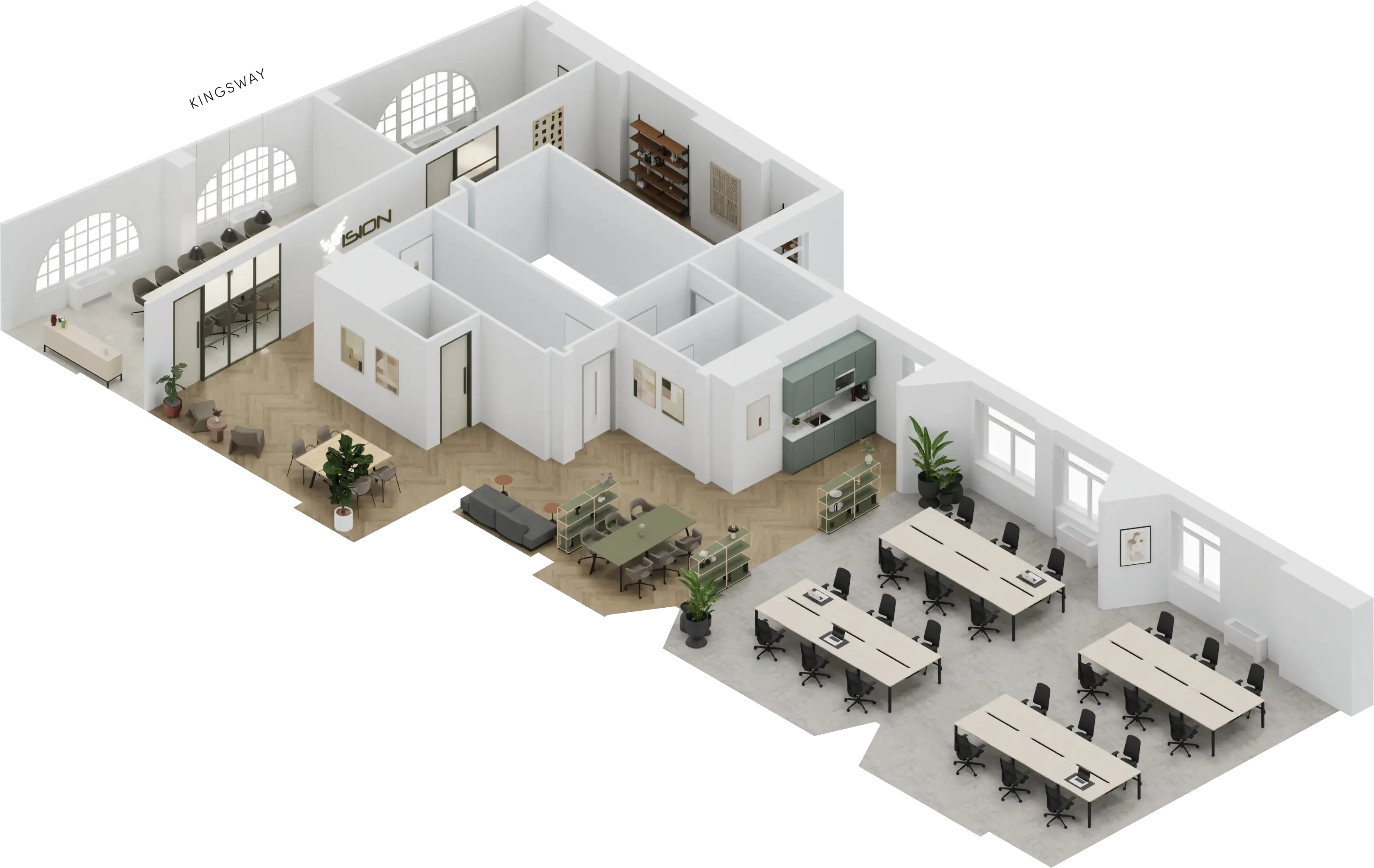 4TH FLOOR 3D SPACE PLAN