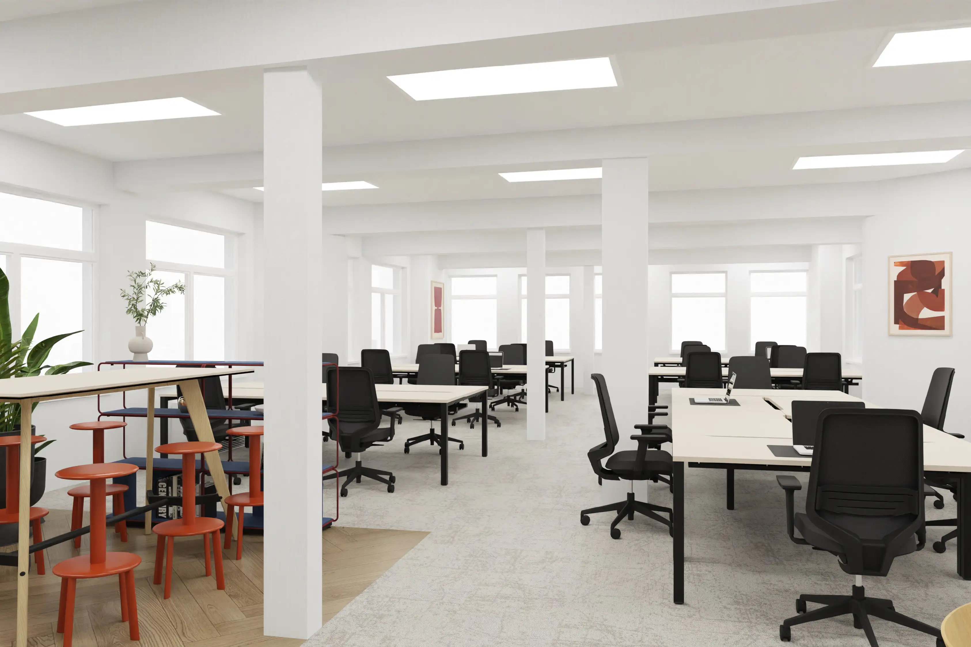 3rd floor workspace