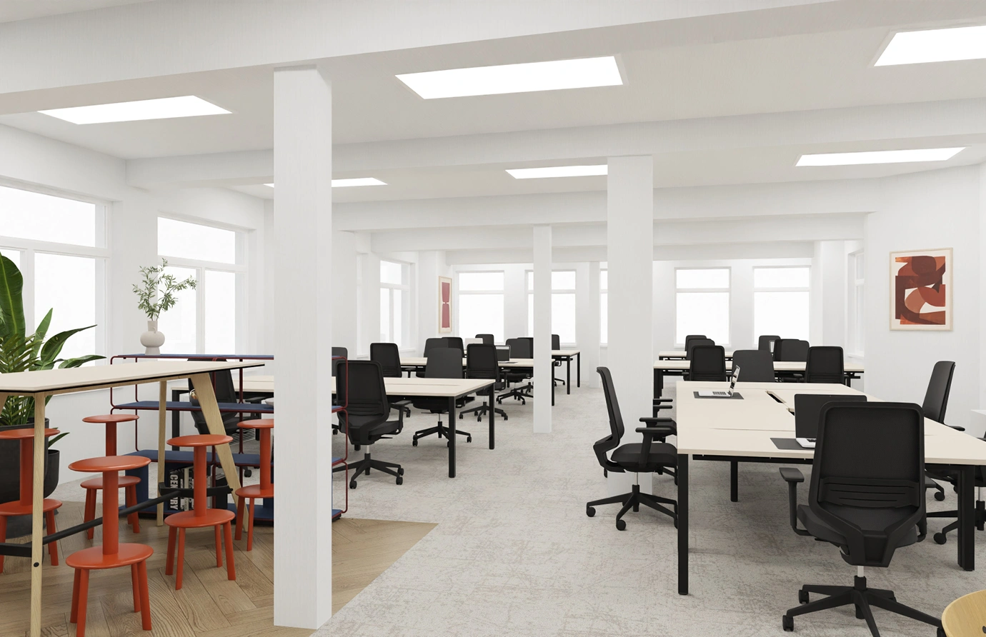 3rd floor workspace